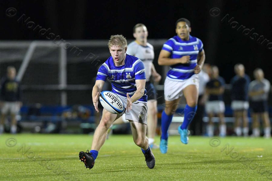Wheaton Men\'s Rugby vs Mass Maritime.  Photo by Keith Nordstrom